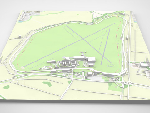 Goodwood Motor Circuit Chichester United Kingdom 3Dモデル