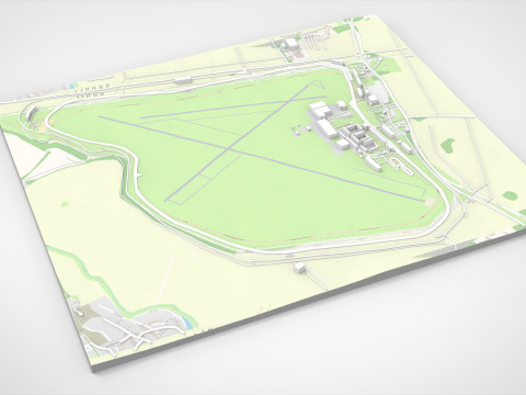 Goodwood Motor Circuit Chichester United Kingdom 3Dモデル