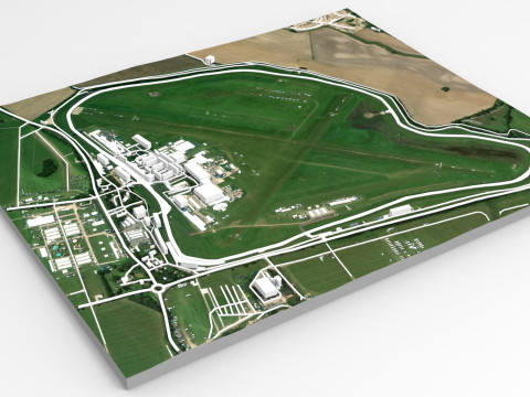 Goodwood Motor Circuit Chichester United Kingdom 3Dモデル