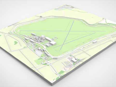 Goodwood Motor Circuit Chichester United Kingdom 3Dモデル