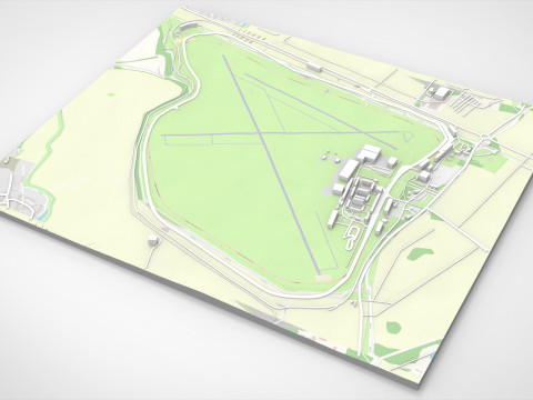 Goodwood Motor Circuit Chichester United Kingdom 3Dモデル