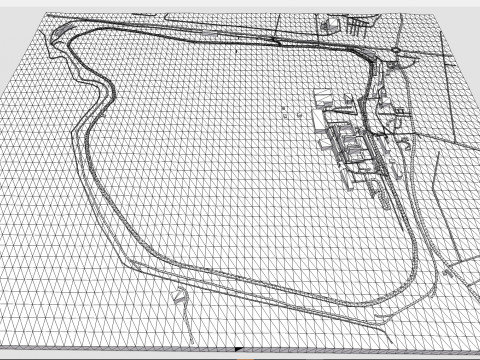 Goodwood Motor Circuit Chichester United Kingdom 3Dモデル