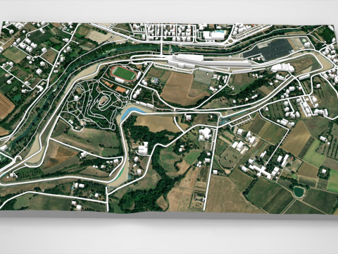The Autodromo Enzo e Dino Ferrari Imola Italy Modello 3D