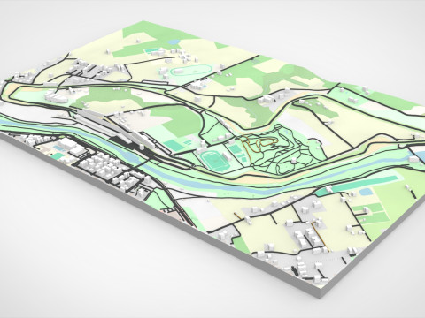 The Autodromo Enzo e Dino Ferrari Imola Italy Modello 3D