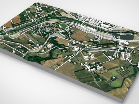 The Autodromo Enzo e Dino Ferrari Imola Italy Modello 3D