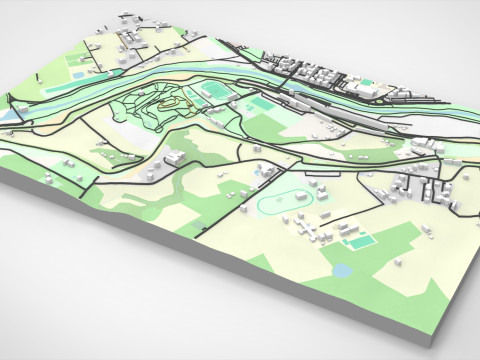 The Autodromo Enzo e Dino Ferrari Imola Italy Modello 3D