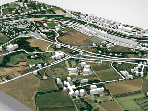 The Autodromo Enzo e Dino Ferrari Imola Italy 3D Model