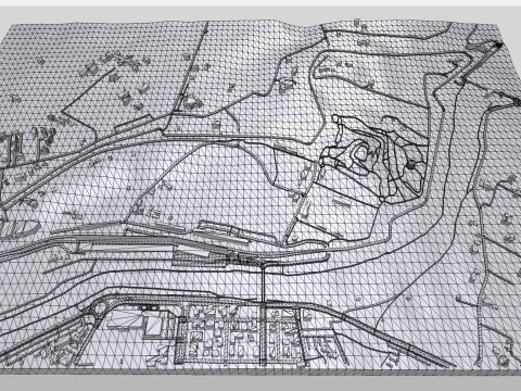 The Autodromo Enzo e Dino Ferrari Imola Italy 3D Model
