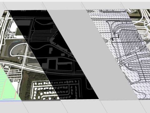Arena Balap Internasional Miami Florida Amerika Serikat Model 3D