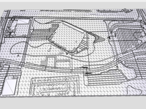 Arena Balap Internasional Miami Florida Amerika Serikat Model 3D