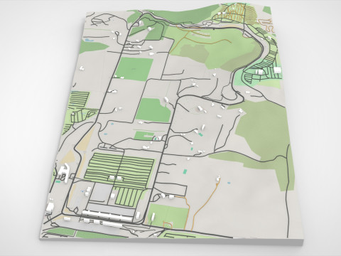 Mount Panorama Motor Racing Circuit Australia 3D Model