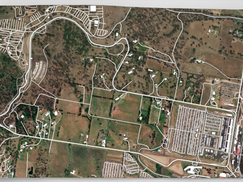 Mount Panorama Motor Racing Circuit Australia 3D Model