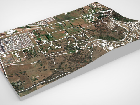 Mount Panorama Motor Racing Circuit Australia 3D Model