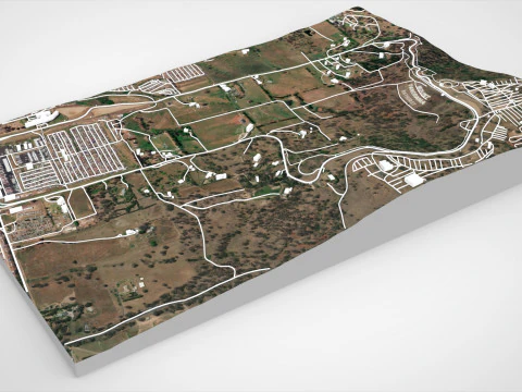 Mount Panorama Motor Racing Circuit Australia 3D Model