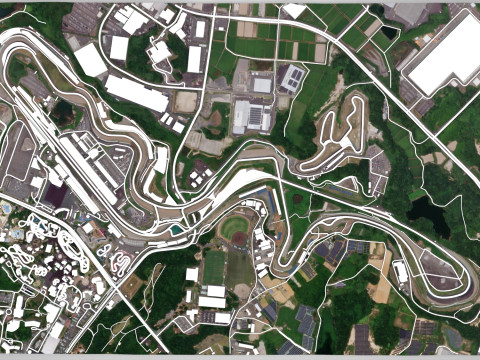 Suzuka Circuit Mie Prefecture Japan Modelo 3D