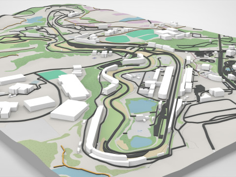 Suzuka Circuit Mie Prefecture Japan Modelo 3D