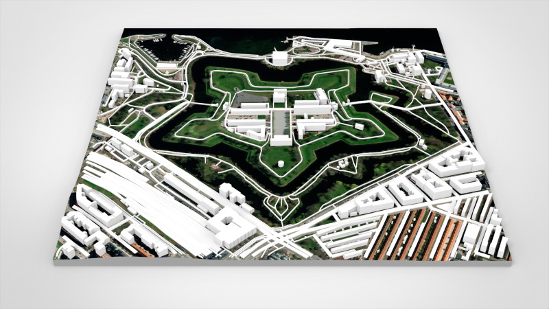 Citadel Kastellet on the island of Zealand Copenhagen Denmark 3D Модель .c4d .max .obj .3ds .fbx .stl .blend
