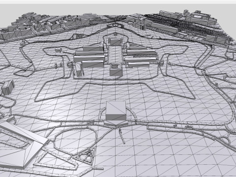 Citadel Kastellet on the island of Zealand Copenhagen Denmark 3D Модель