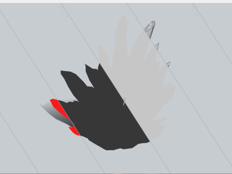 Crystal Low-poly 3D Model