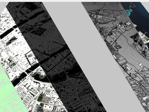 Cityscape Copenhagen Denmark 3D Model