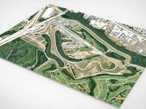Portland International Speedway Portland Oregon United States Modelo 3D