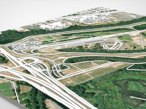 Portland International Speedway Portland Oregon United States Modelo 3D