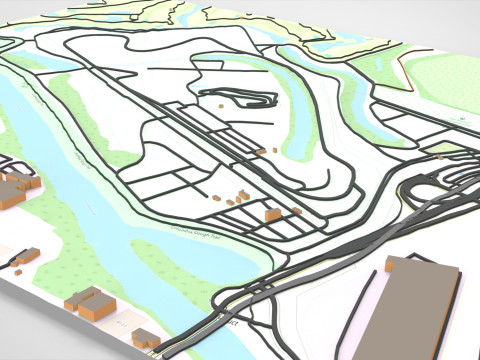 Portland International Speedway Portland Oregon United States Modelo 3D