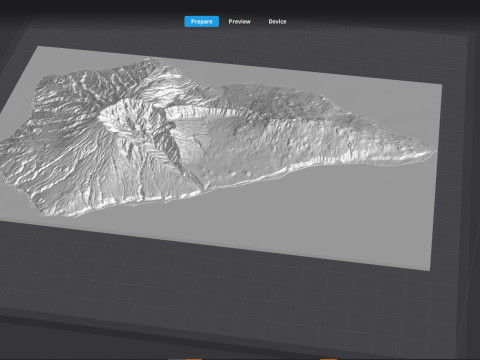 La Palma island Canary Islands Spain 3D Model
