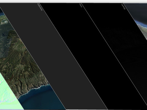 La Palma island Canary Islands Spain 3D Model