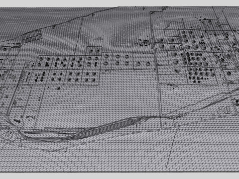 The Anacortes Refinery Washington United States 3D Model