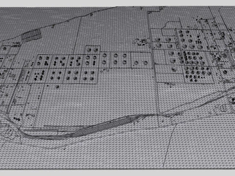 The Anacortes Refinery Washington United States 3D Model