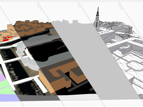 The Royal Palace Amalienborg Copenhagen Denmark 3D Model