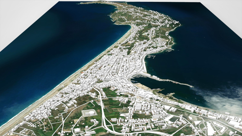 Cityscape Milazzo Italy Model 3D .c4d .max .obj .3ds .fbx .stl .blend