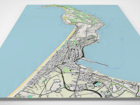 Cityscape Milazzo Italy Model 3D