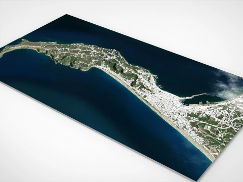 Stadtbild Milazzo Italien 3D Modell