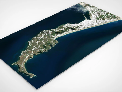 Stadtbild Milazzo Italien 3D Modell