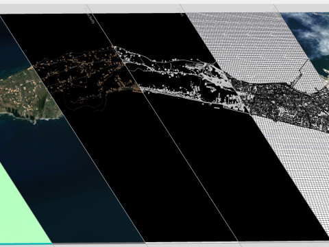 Cityscape Milazzo Italy Model 3D