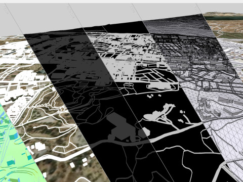 Cityscape Huelva Spain 3D Model