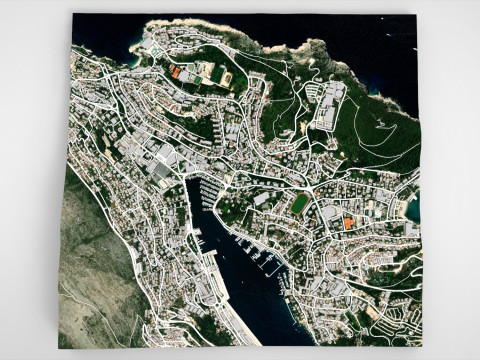 Cityscape Dubrovnik Croatia 3D Model