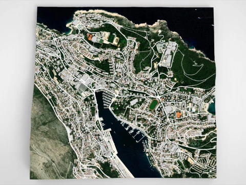 Cityscape Dubrovnik Croatia 3D Model