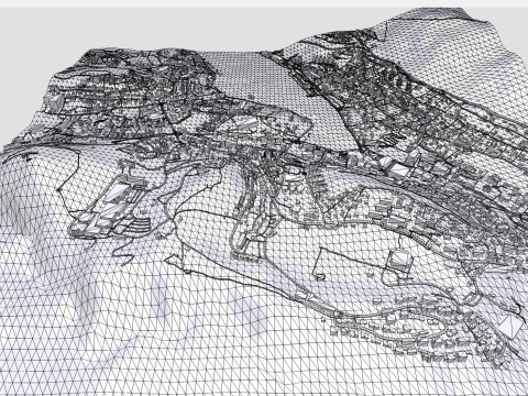 Cityscape Dubrovnik Croatia 3D Model