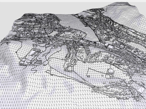 Cityscape Dubrovnik Croatia 3D Model