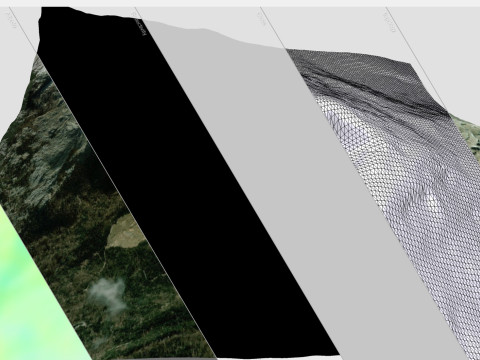Mountain landscape Bubreg Bosnia and Herzegovina 3D Model