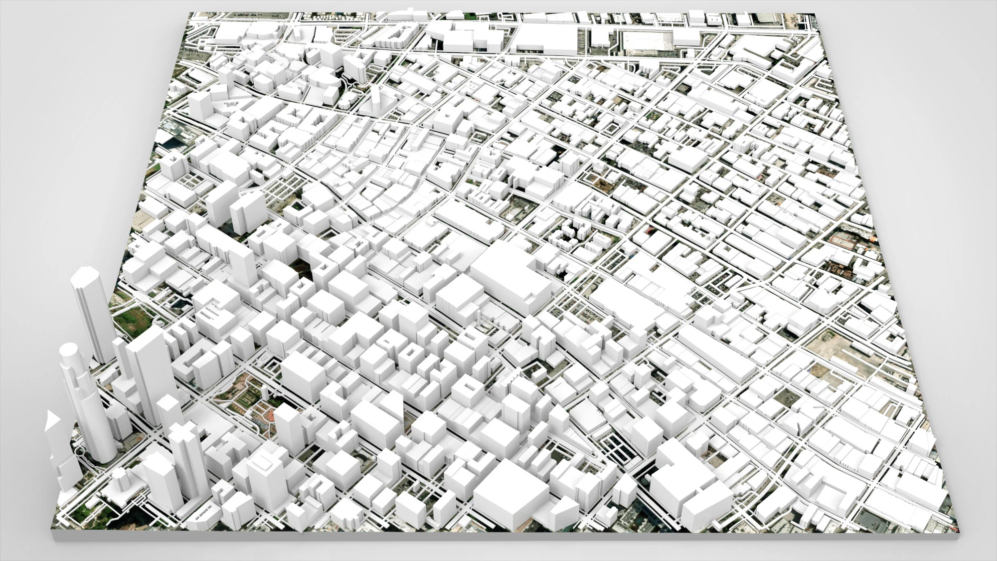 Skid Row Los Angeles United States 3D Model .c4d .max .obj .3ds .fbx .stl .blend 