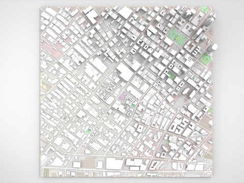 Skid Row Los Angeles United States 3Dモデル