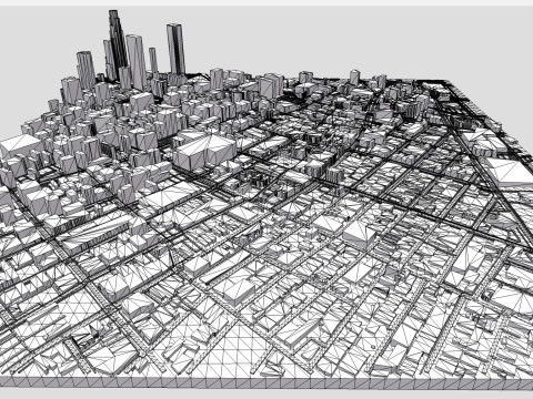 Skid Row Los Angeles United States 3Dモデル