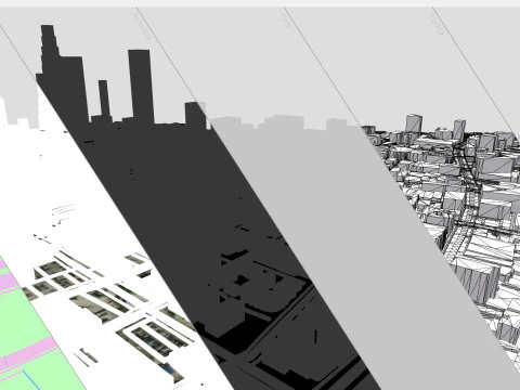 Skid Row Los Angeles United States 3D Model