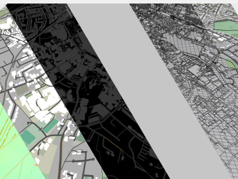 Cityscape Canterbury United Kingdom 3D Model