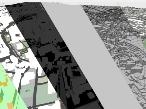 Şehir manzarası Canterbury Birleşik Krallık 3D Model