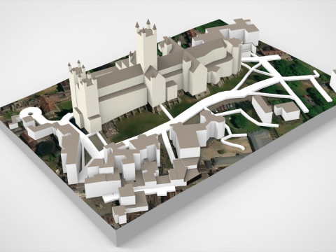Canterbury Cathedral Great Britain 3D 模型